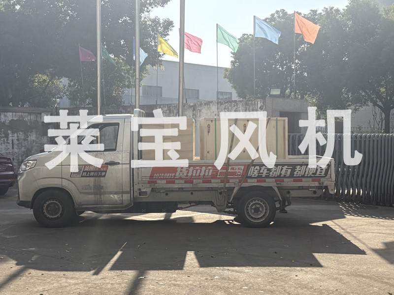 实力交付！江苏莱宝18.5KW大功率罗茨风机顺利发货