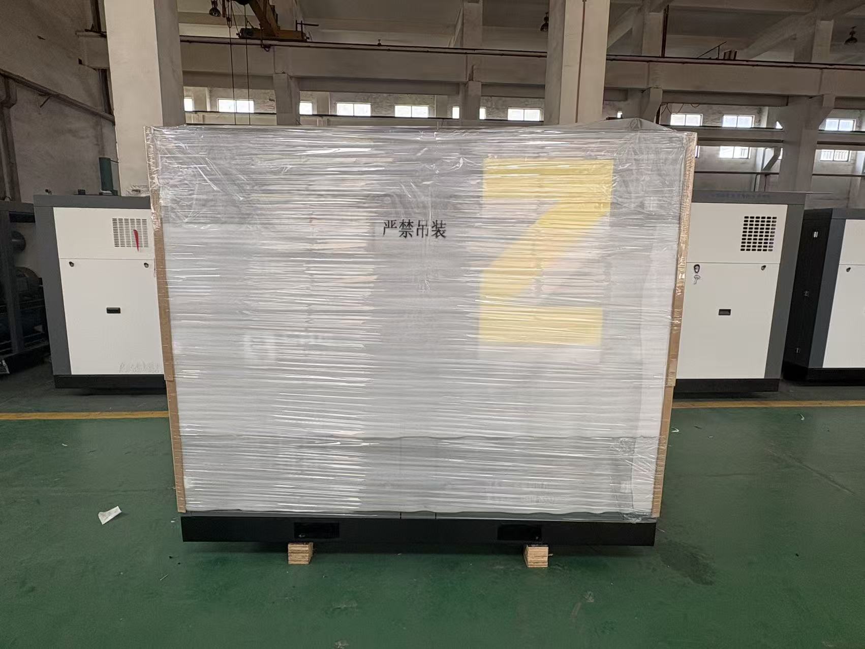 江苏莱宝一台螺杆风机顺利发货，精准流量助力客户产线升级
